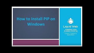 Installing PIP on Windows