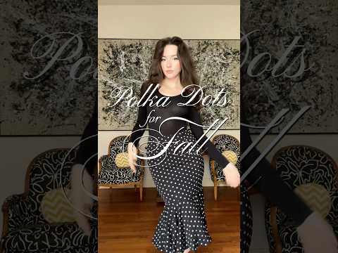 polka dots for fall! wearing Retro Stage #fashion #fallfashion #outfitideas #style #outfit #polkadot