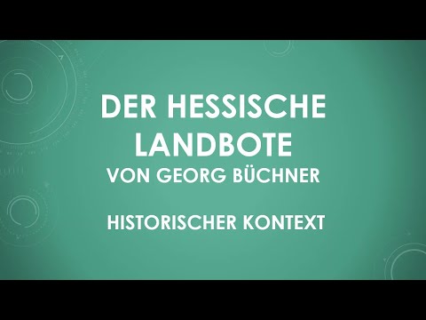 Der hessische Landbote von Georg Büchner - historischer Kontext (einfach und kurz erklärt)