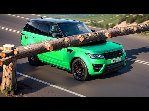 Impossible Log Trap & Deadly Spikes: Can Any Car Make It? - BeamNG.drive Challenge!