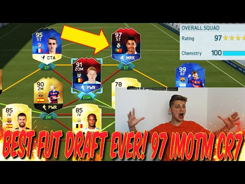 BEST iMOTM FUT DRAFT EVER! OMG! 97 iMOTM RONALDO! - FIFA 16: ULTIMATE TEAM (DEUTSCH)
