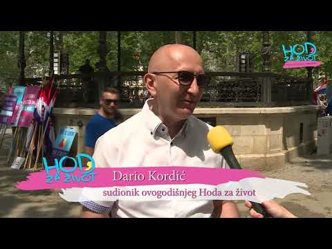 Hod za život, Zagreb, 14. 5. 2022., izjava - Dario Kordić