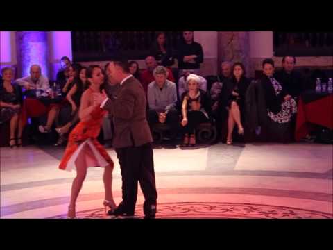  Marco Palladino  and  Lara Carminati  are  dancing  at  Naples International Tango Festival  in  2016