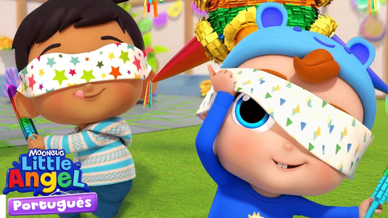 ⭐ Novo Episódio ⭐ Dia de festa e diversão 🥳 Little Angel Brasil | Músicas Infantis em Português