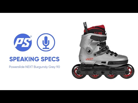 Powerslide NEXT Burgundy Grey 90 inline skates