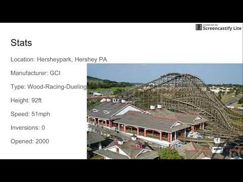 Video review of Lightning Racer by Coaster Monium