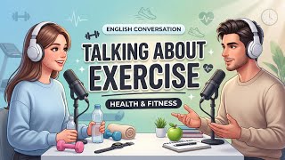 Easy English Conversation Podcast | Talking about exercise | Learn English Fast | Ep 113