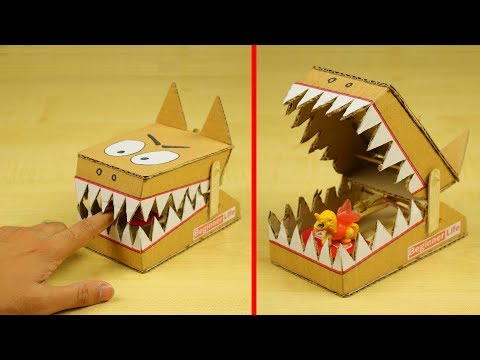 How to Make Mouse Trap at Home - DIY Simple Rat Trap from Cardboard
