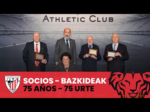 Imagen de portada del video 🎖️️ 75 urte Athletic Cluben bazkide izaten 🎖️