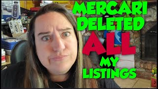 Mercari Deleted All My Listings What Did I Do How To Fix #mercari