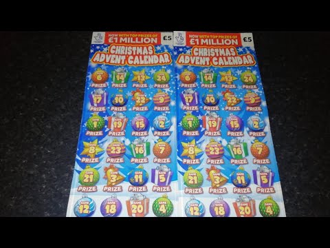 Christmas Advent Calendar Scratch Cards. Lucky or Not?🍀🍀🍀
