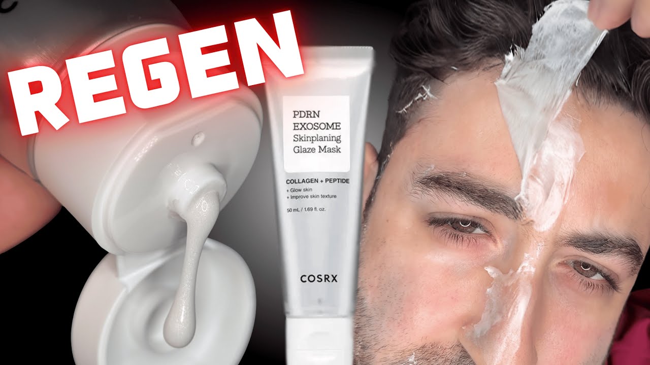 Miniatura da avaliação em vídeo de Máscara Facial COSRX PDRN Exosome Glaze DNA Salmão 123%