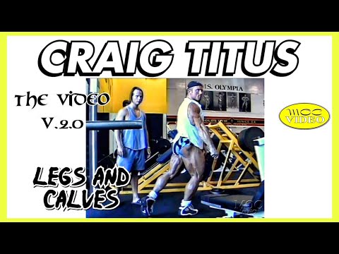 Craig Titus - Leg and Calves 8 Days Out From 1996 NPC USA’s
