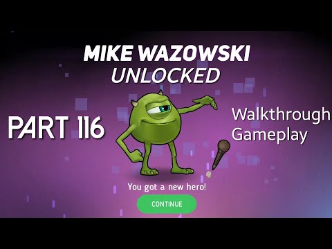Disney Heroes Battle Mode MIKE WAZOWSKI UNLOCKED PART 116 Walkthrough Gameplay - Android/iOS