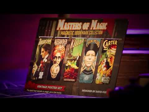 Voir la vidéo Masters of Magic Bookmarks Set Master Collection 3 - David Fox