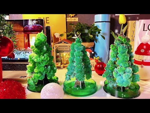 PVC Magic Growing Crystal Christmas Tree, Size: 6 Inch