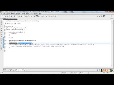 Spring Security Tutorial Authorization with Expressions on Methods | packtpub com