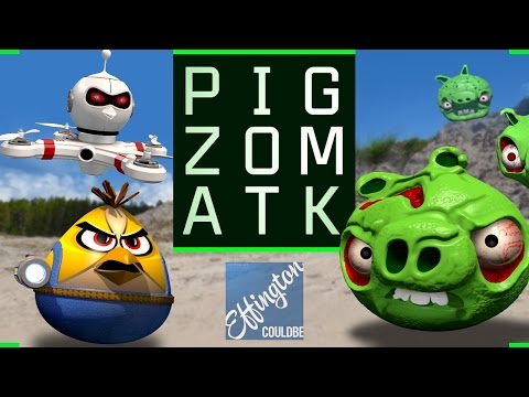 Pig Zombies - Angry Birds Parody - After Pig Portal Problems