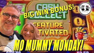 IT'S MO MUMMY MONDAY! NO FOOLING - BIG WIN BONUS ON FREE PLAY! #lasvegas #aprilfoolsday #slots