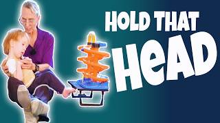 Weak Neck? Build Better Head Control While Leaning Back 🚗 | Pediatric PT for SMA #19