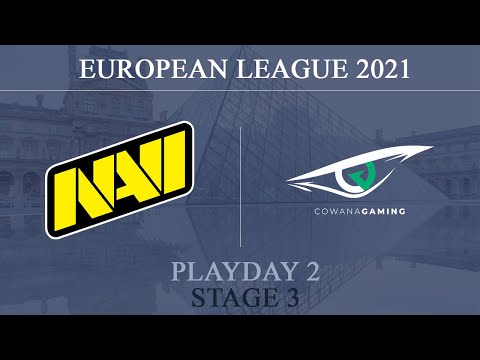 NAVI vs Cowana @Clubhouse | European League 2021 Playday 2 | Natus Vincere vs Cowana Gaming