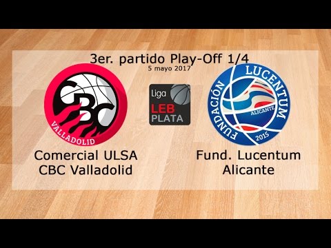 Comercial ULSA 54 - 53 Fundación Lucentum 3er partido PLAYOFF 1/4