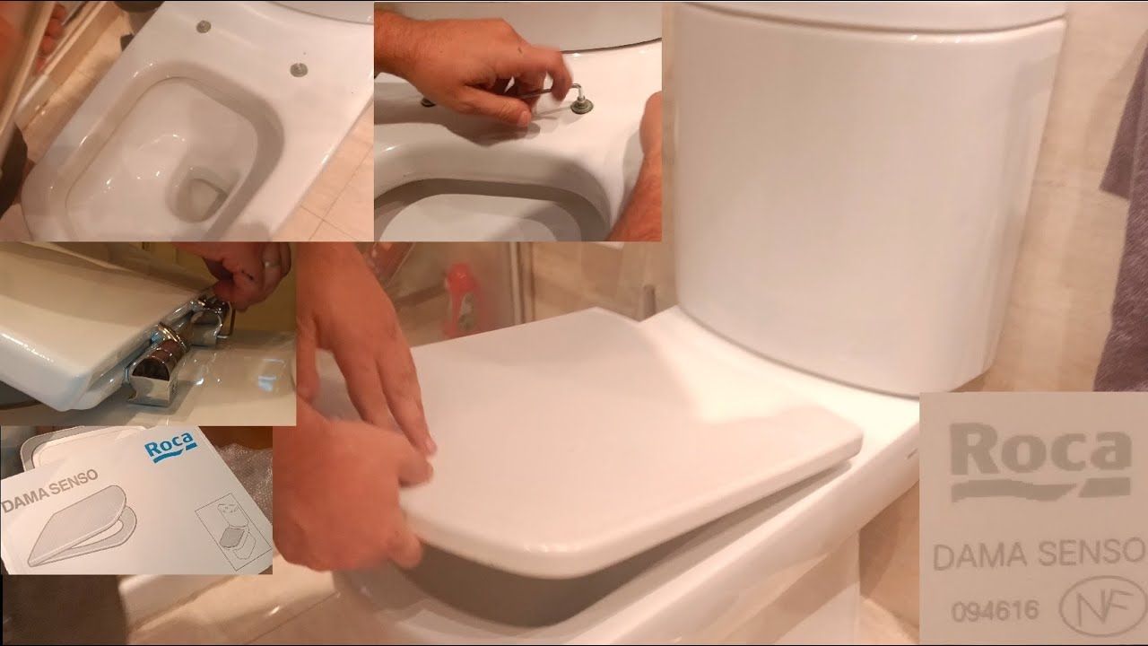 Sustituir Tapa Inodoro Amportiguada Roca Dama Senso