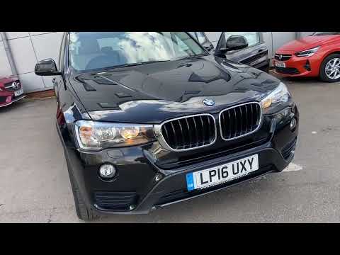 BMW X3 2.0 20d SE SUV 5dr Diesel Auto xDrive Euro 6 (s/s) (190 ps) Walkaround Black Sapphire