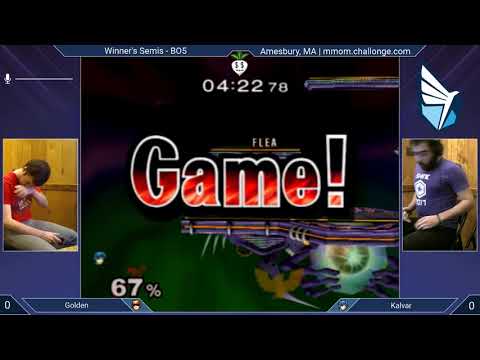 MMOM160 SSBM - Golden (C. Falcon) vs. Kalvar (Marth) - Melee WSF