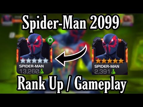5/65 Spider-Man 2099 Test Gameplay | Rank Up | Marvel Contest Of Champions