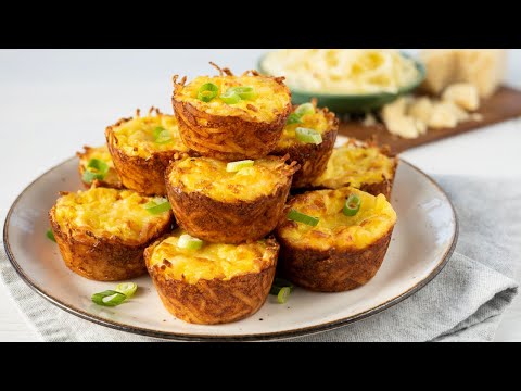 Scrambled Egg Hash Brown Cups