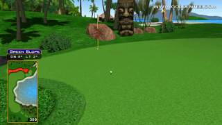 preview picture of video 'Golden Tee Great Shot on Tahiti Cove!'