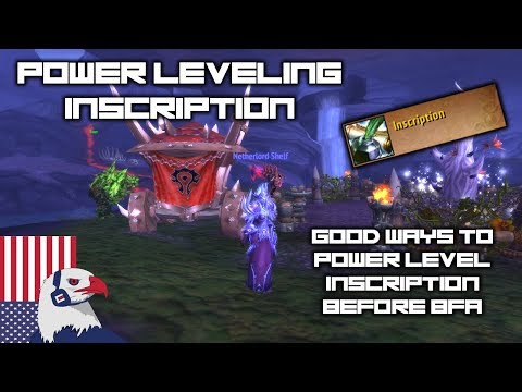 Power Leveling Inscription Legion 7.35 WoW - Roseate and Sallow Pigment
