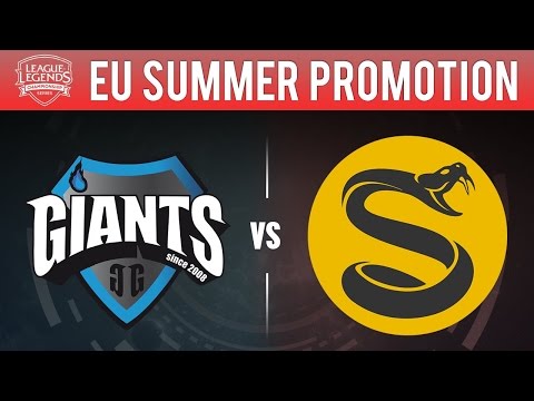 Giants vs Splyce - EU LCS Summer Promotion 2016 Game 1