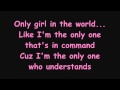 Rihanna - Only Girl (In The World) Lyrics(on screen ...