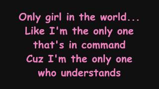 Rihanna - Only Girl (In The World) Lyrics(on screen)