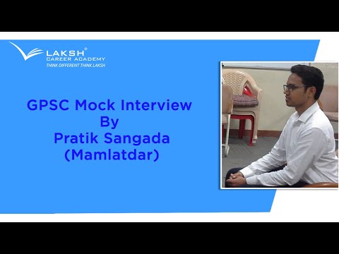 GPSC Mock Interview By (Mamlatdar) Pass Out Pratik Sangada Video