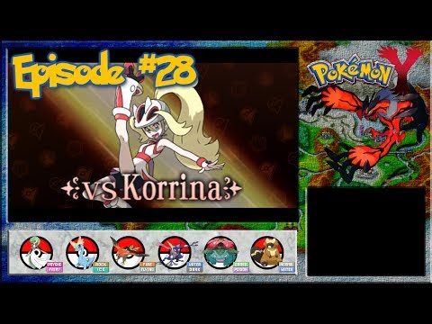 Pokemon Y - Rival Battle & Gym Leader Korrina - Episode 28