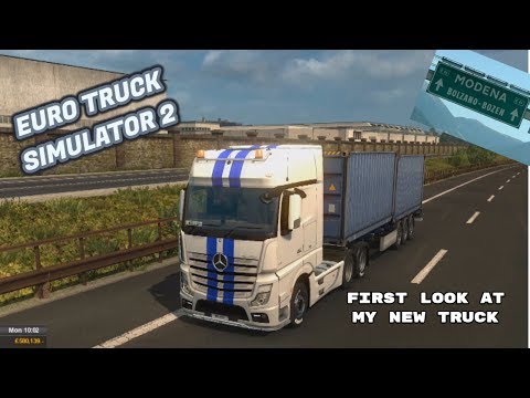 [ETS2] Welcome to my new truck!! (Verona to Modena)