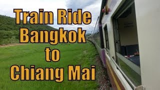 Train Ride in Thailand from Bangkok to Chiang Mai including a word association game