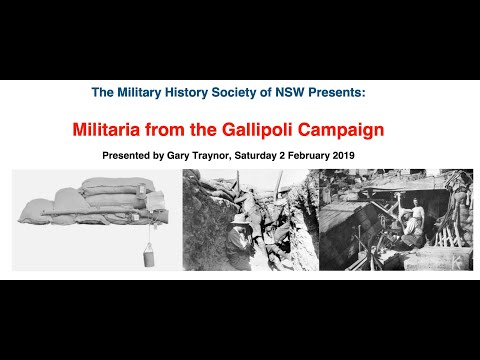 Militaria from the Gallipoli Campaign by Gary Traynor