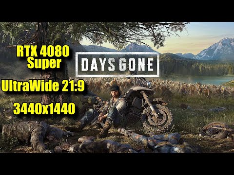 Days Gone RTX 4080 Super UltraWide 3440x1440 & Resolution Scale 150/200% | FRAME-RATE TEST