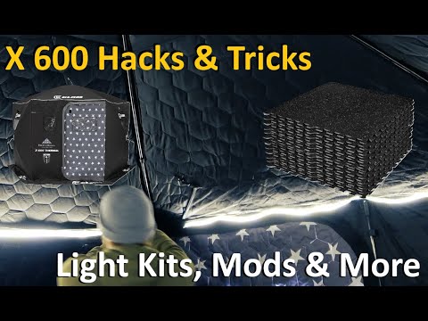 Clam X-600 Setup & Hacks: Gym Mat Flooring, Light Kit Install, & Must-Have Accessories!