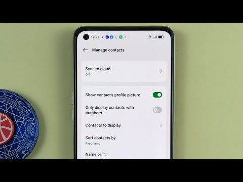How to enable/disable Show contact profile picture on OPPO Reno7 Android 13