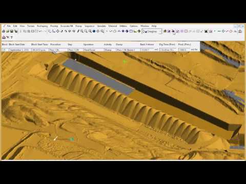 Dragline Simulation - Two Pass with Parallel Ramp
