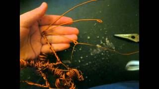 Making-Of / How-To Video for the Small Amber Colored Dragon Wire Sculpture