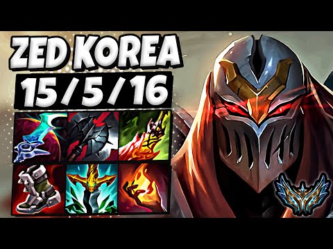 Zed vs Irelia [ MID ] Lol Korea Challenger Patch 25.12 ✅