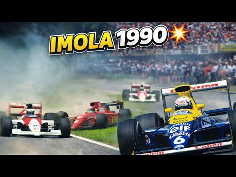 GP San Marino 1990 pazza Imola Ayrton Senna Riccardo Patrese Nigel Mansell Alain Prost Ferrari