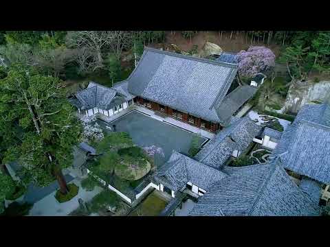 瑞巌寺上空映像