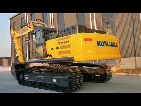 Komatsu Excavator PC380 and factory tour